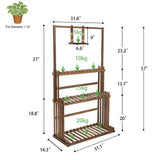 3Tier Wooden Plant Stand