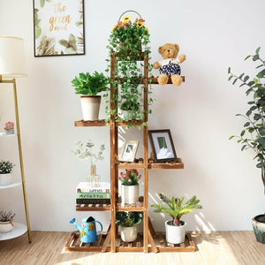 Indoor Wooden Plant Stand