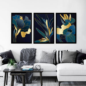 Teal Living Room Artwork