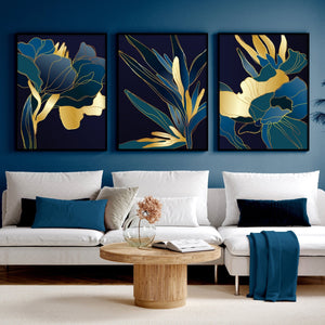 Teal Living Room Artwork